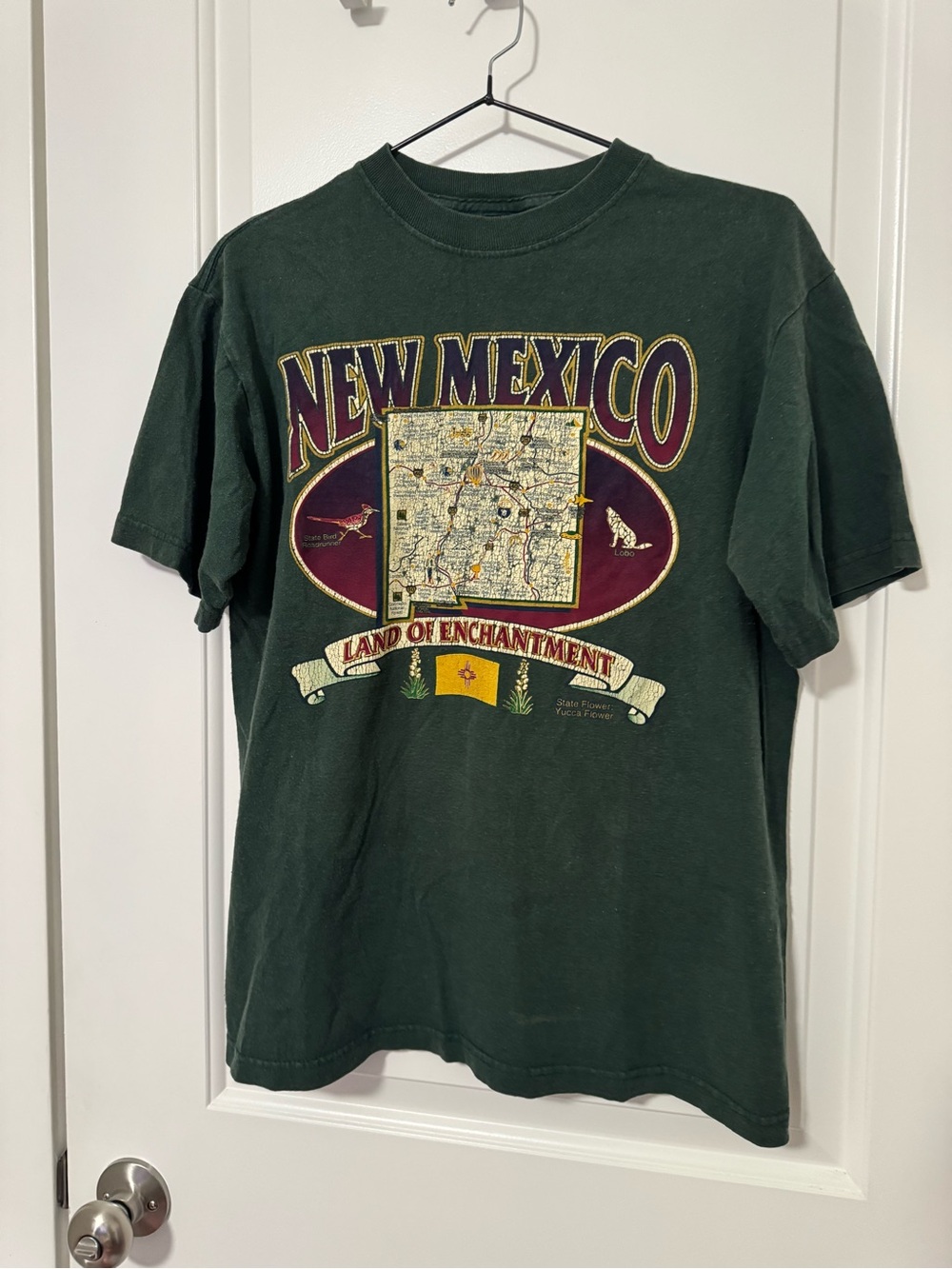 New Mexico 'Land of Enchantment' Forest Green Graphic Tee